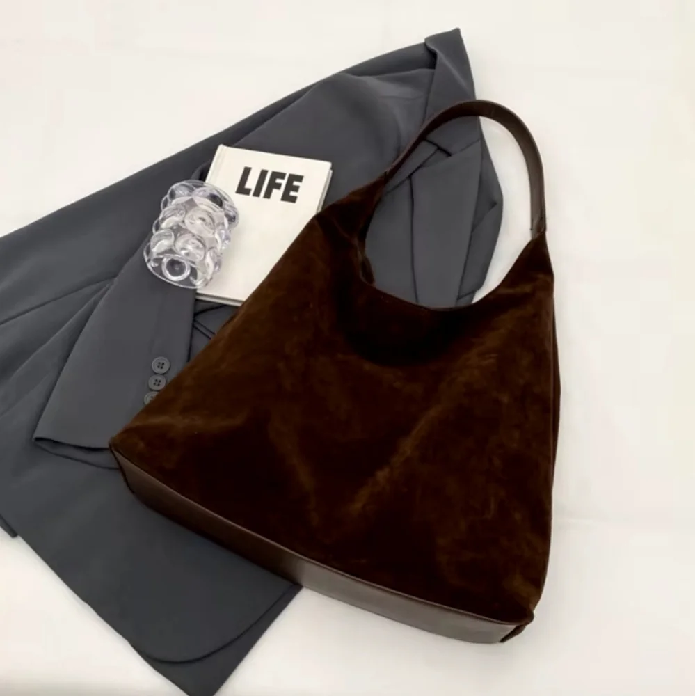 Suede Shoulder Bag - Picture 10 of 12